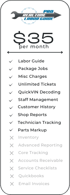 Real-Time Pro Comparison Chart